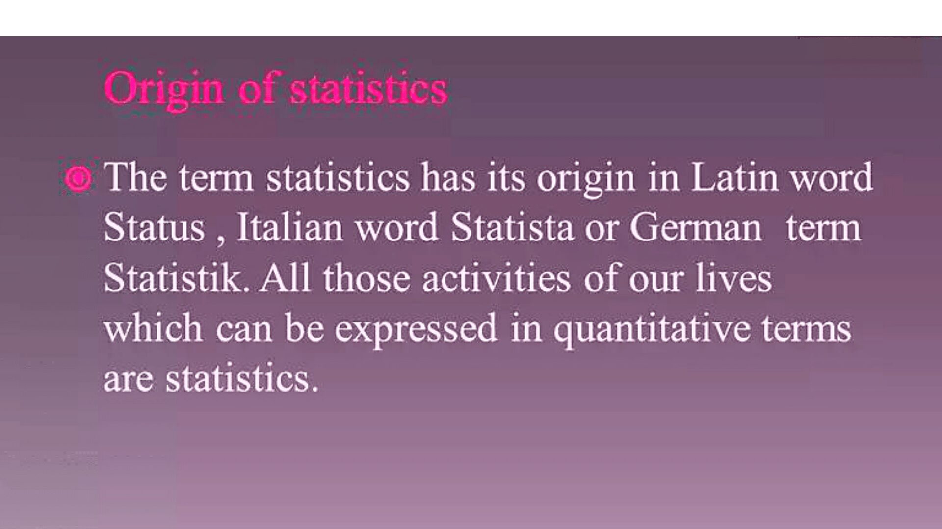 WHAT IS STATISTICS IN ECONOMICS THE NICONOMICS