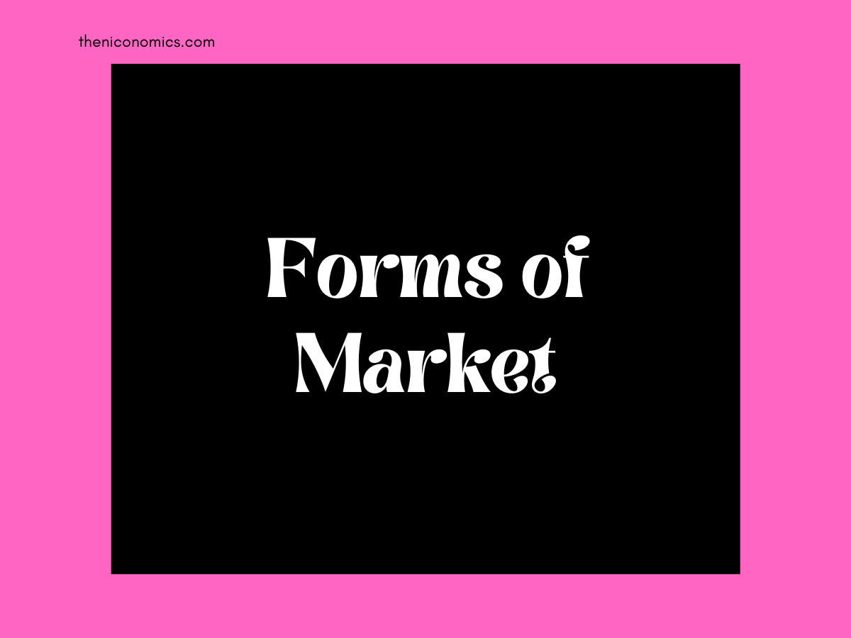 Forms of market mcq
